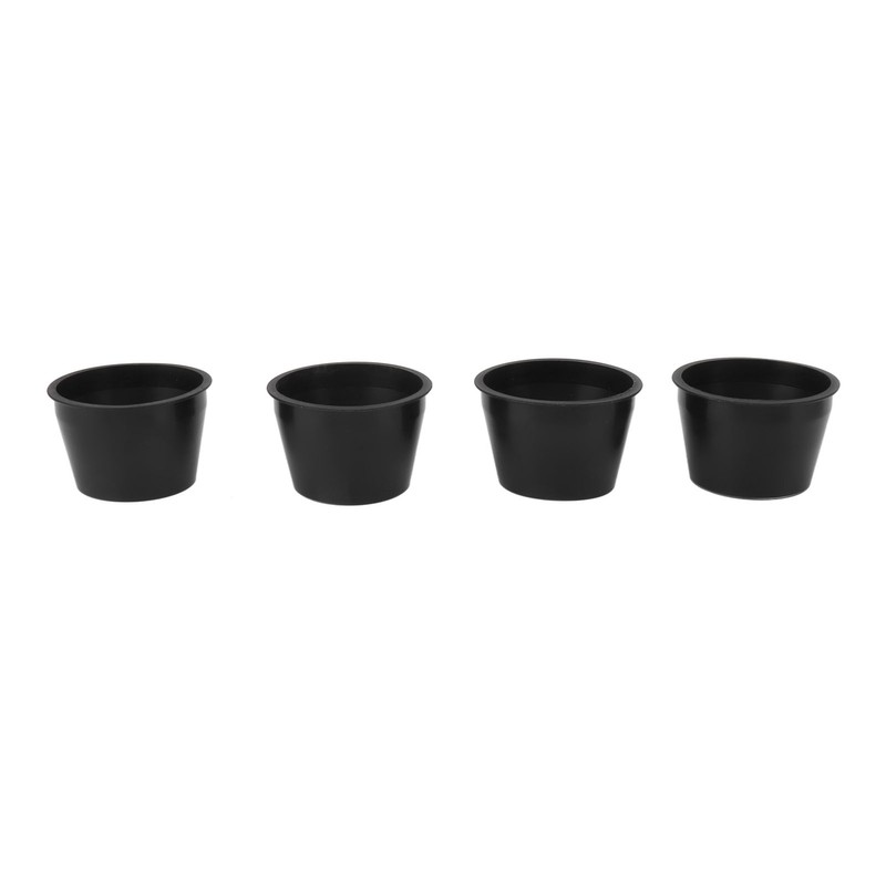 100PCS Net Cups with 100PCS Sponges Plastic Breathable Bottomless Garden