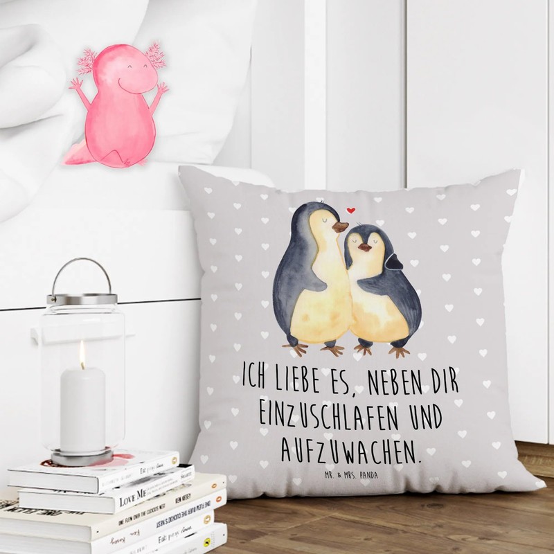 Mr. & Mrs. Panda 40 x 40 cm Pillow Penguins