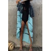 CHERRY CAT Ropa de playa larga para mujer, caftán, casual,