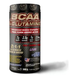 BCAA Glutamina Polvo Deportivo F&NT Uva 300g Suplemento Nutricional