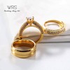 Two Rings His Hers Wedding Ring Sets Couples Rings Women's