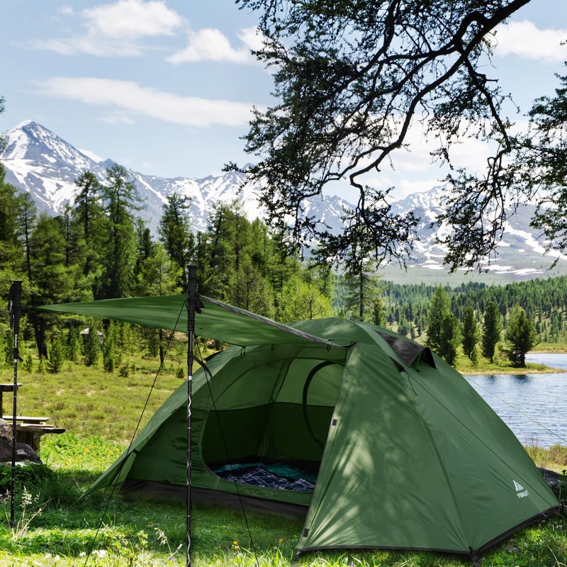 Forceatt Camping Tent-2 Person Tent, Waterproof & Windproof. Lightweight Backpacking