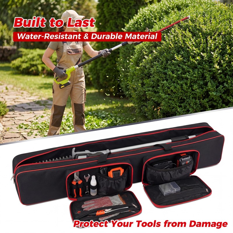 Incycall 45" Pole Saw Bag, Portable Chainsaw Case with Multiple