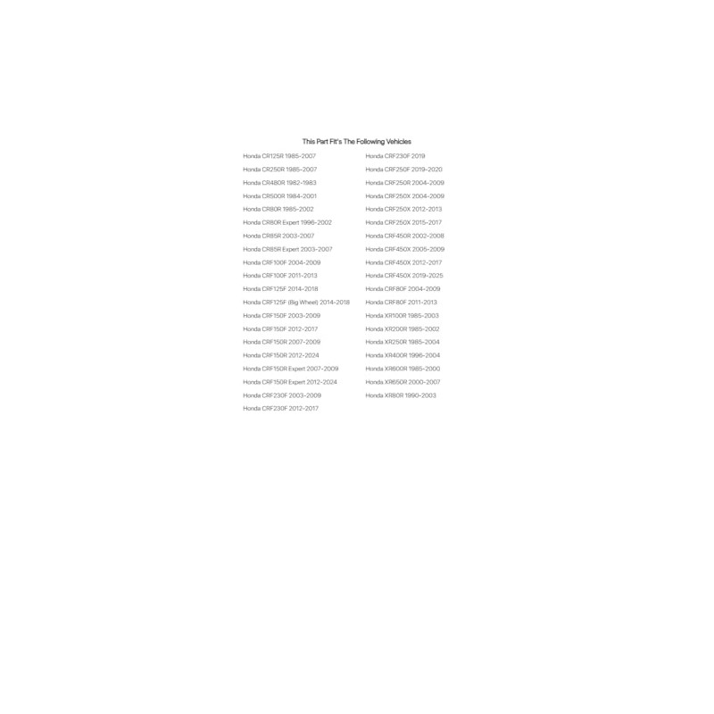 Tusk Engine Kill Switch for Honda XR80R 1990-2003