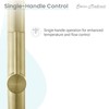 Chalet Single Handle, Pull-Down Kitchen Faucet in Brushed Gold