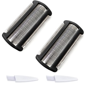 2PCS BG2000 Replacement Foil Head Compatible with Bodygroom Series 7000 (BG7030/BG7040), 5000 (BG5025) & 3000 – Hypoallergenic Wet/Dry Shaving System