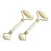Set Rodillo Jade Y Piedra Gua Sha Jade Masajeadora Rostro