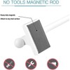 Multi-Use Adjustable Magnetic Curtain Rods for Doors, Windows, Tool Boxes,