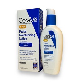 CeraVe AM Facial Moisturizing Lotion w/ Sunscreen SPF 30 -Oil Free- 3oz./89mL
