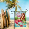 Artofy Hello Summer Lake Mermaid Small Decorative Garden Flag, Lakehouse