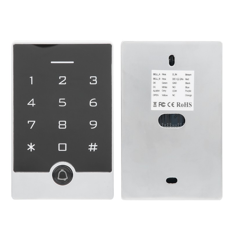 125KHZ RFID Access Controller Password Card Wiegand26 Luminous Keypad Entry