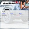 AutoShack Front Drilled & Slotted Brake Rotors Ceramic Brake Pads