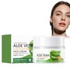Eazerom 25 50g Aloe Vera Gesichtscreme, Reine Aloe Vera Hydratisierende