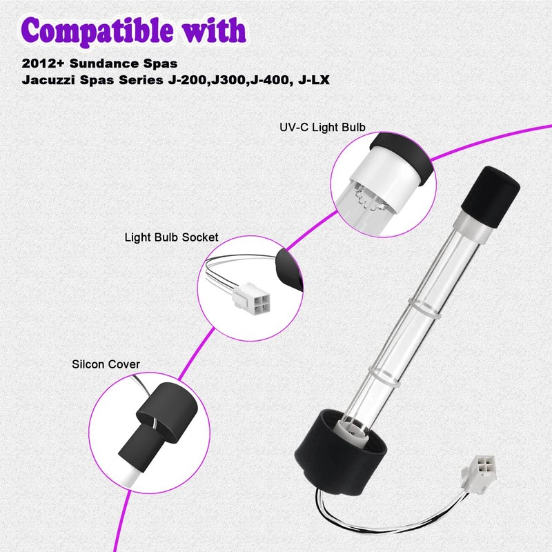 Clear Ray XL Replacement Bulb for Jacuzzi Sundance Spa Clear