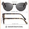 CARFIA Small Face Polarized Sunglasses for Women UV Protection Round