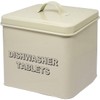 Enamel Cream Storage Tin - Home Sweet, Kitchen Food Storage