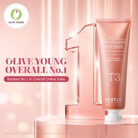 PESTLO PESTLE + ROAD Baby Collagen Glow Mask - Korean Peel Off Mask Cuidado De La Piel Infundido Con Reallagen/T3 Colágeno Vegano, Aginon, Volufilina,
