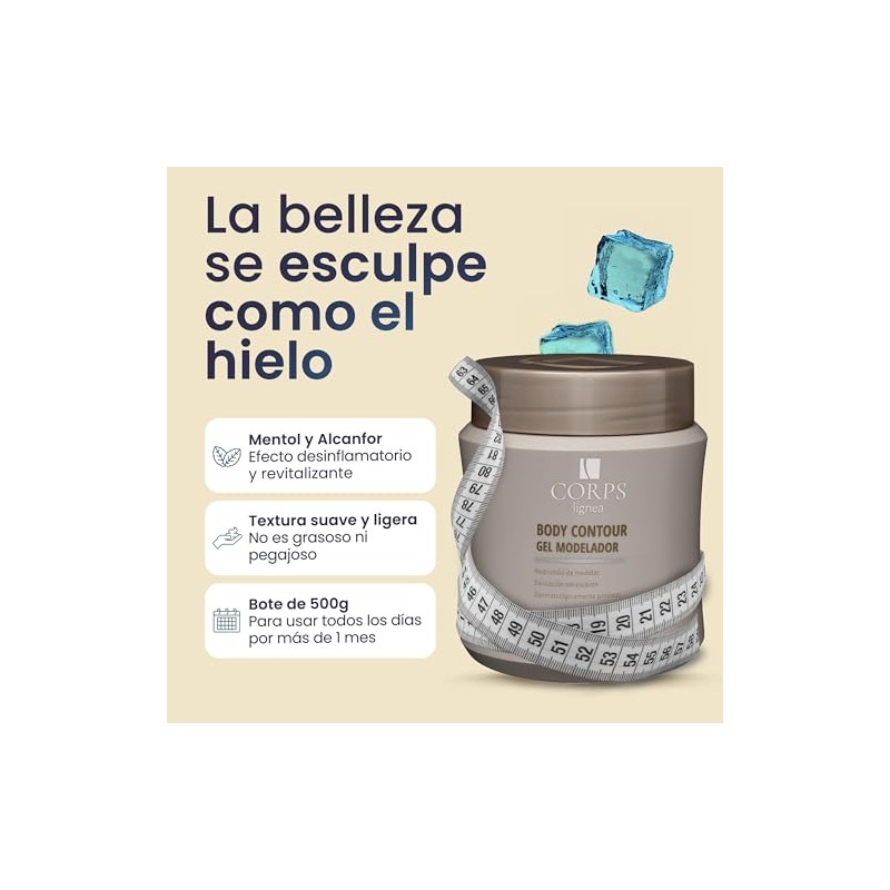 Gel Cryoactive Corps by Hinode reduce medidas y aplana abdomen