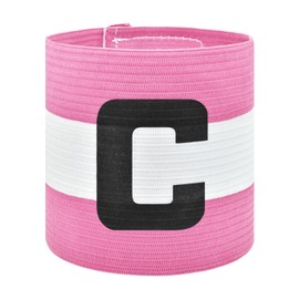 Mezeic Soccer Captain Armband Classic C Captain Bands Unisex Captain's Armband Youths & Adults Football Arm Bands Elastic Adjustable Sport Captains Armband