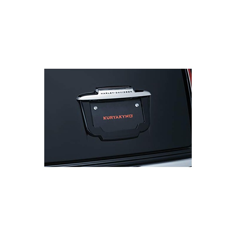Kuryakyn License Plate Frame, Gloss Black