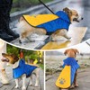 Kpuplol Dog Raincoat - Waterproof Reflective Dog Clothes Adjustable Pet