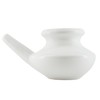 Ceramic Neti Pot with 5 Sachets of Neti Salt, Natural