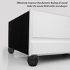 Speaker Isolation Stand Feet Set Aluminum Alloy Amplifier Base Pads