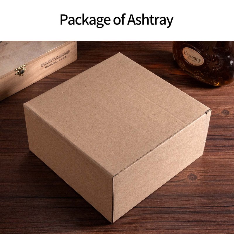 Cigar Ashtray Ceramics with 3 Large Slots Durable Ash Tray