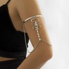 HLZMZQF Scorpion Arm Bracelet Upper Arm Cuff With Finger Ring