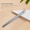Niejgay Chopsticks Storage Tube Aluminium Alloy Box Case for Chopsticks