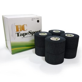 BC 8 Rolls Sports Tape 3.8 cm x 10 m Black