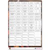 300+ Household Labels Stickers, Square, Black/White, Waterproof Stickers for Labelling