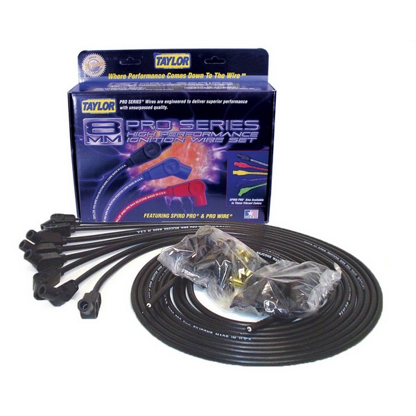 Taylor Cable 73053 Spiro-Pro Black Spark Plug Wire Set