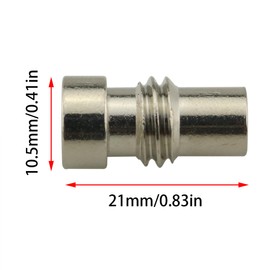 Ruiwaer 10PCS Silver UHF PL259 Solder Connector Plug UHF Connector with Reducer for RG59