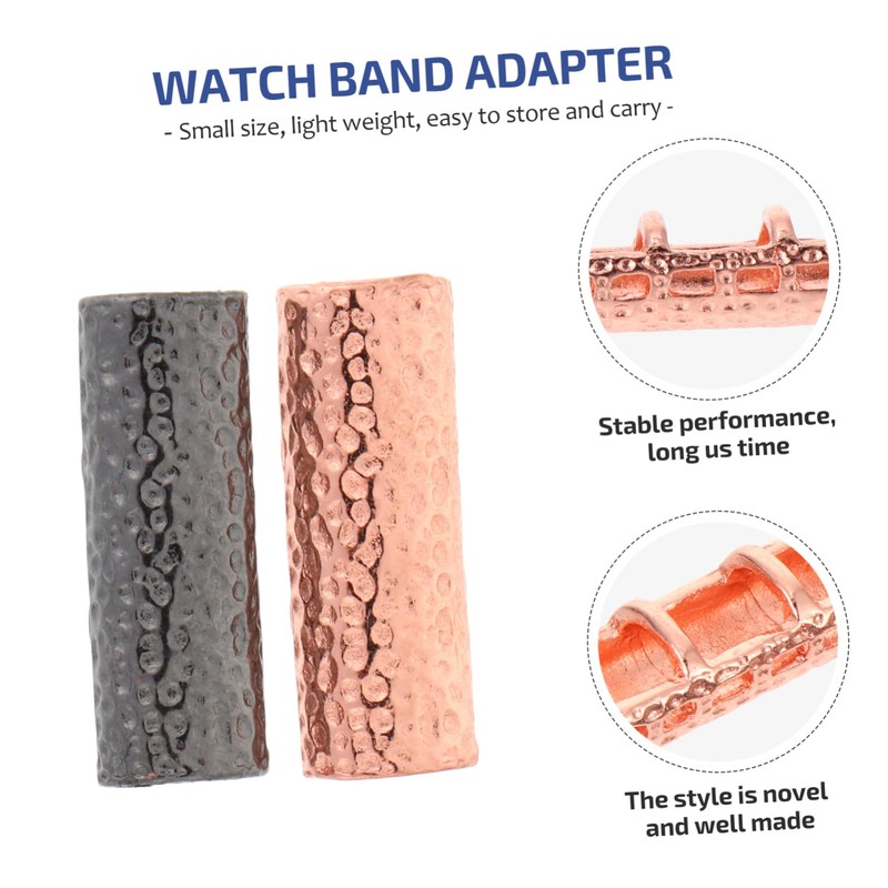 OSALADI 10Pcs Watch Strap Connectors Kit Zinc Alloy Adapters for