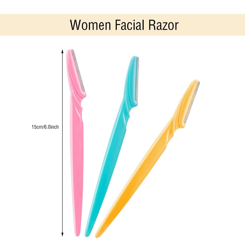 12 Pieces Eyebrow Razor Shaper Shavers Trimmers for Women and