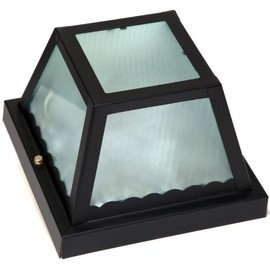 Boston Harbor 6276BK3L 6335913 Dimmable Porch Light, (1) 60/13 W, A19/Cfl Lamp