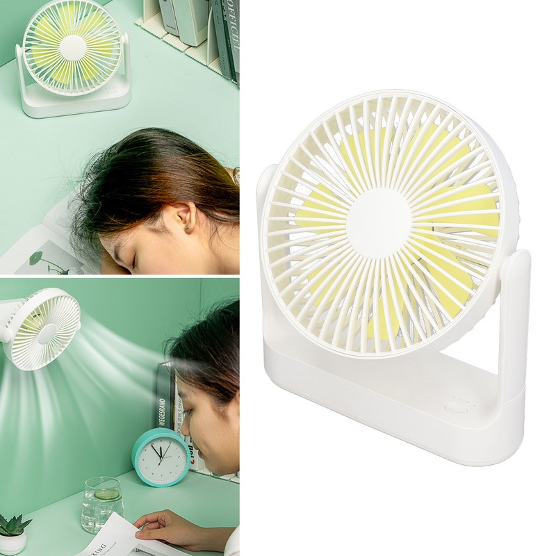 USB Desk Fan Wall Mounted Hanging Desk 3 in 1