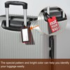 MECCANIXITY Luggage Tag, PVC Identifier Card Holder Label, Not Your