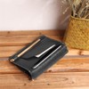 oToday Personal Organizer, Genuine Leather, A6, Business Notebook, 6 Holes,