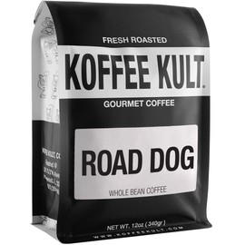Koffee Kult Road Dog Dark Roast Coffee Beans (whole bean, 12oz)