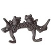 Abbott Collection Frogs on Branch Decorative Double Wall Hook -