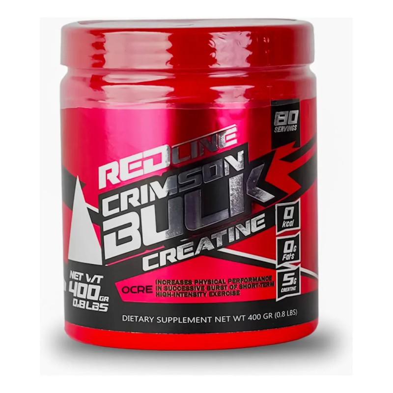 Redline Creatina Monohidratada Crimson Bulk 80 Servis Sfn