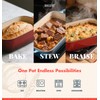 2 IN 1 Cast Iron Bread Loaf Pan with Lid,