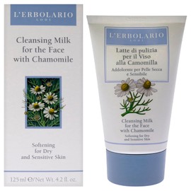 LErbolario L'erbolario cleansing milk - soothing for sensitive skin - re-hydrates, softens and smoothens skin - 4.2 oz