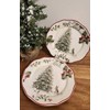 Better Homes & Gardens Winter Forest Salad Plate Bunny &