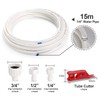 Regrigerator Water Line Kit, 49.2 Ft Extra Long Fridge Ice