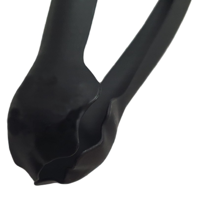 Straight Coal Tongs Metal Fireplace Firepit Wood Coal Scissor Grabber