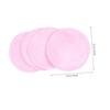 IWOWHERO 10pcs Reusable Bamboo Fiber Makeup Cleansing Pads Soft Cosmetic