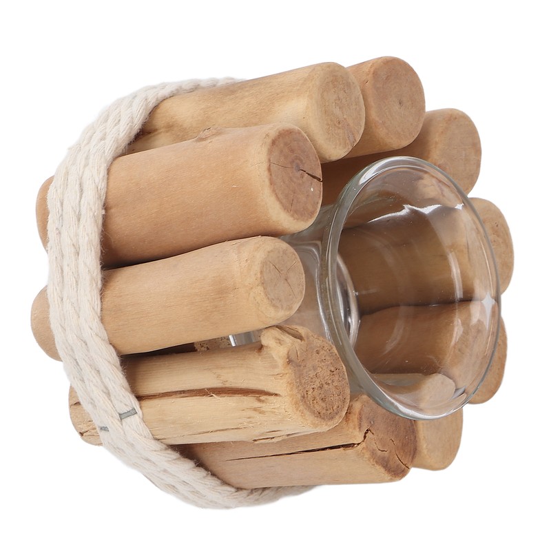 Innovative Log Candle Holder Aromatherapy Candlestick Holder Decorative Candlestick